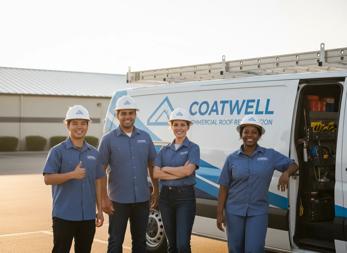 Commercial roof coating company in Gray, KY